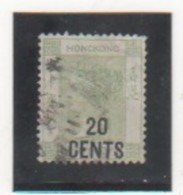 HONG KONG 1885-90 YT N° 54 Oblitéré - Used Stamps