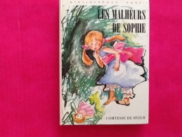 COMTESSE DE SEGUR LES MALHEURS DE SOPHIE Chez Hachette - Bibliotheque Rose