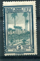 Guyane Française 1929 - Taxe YT 13** - Neufs