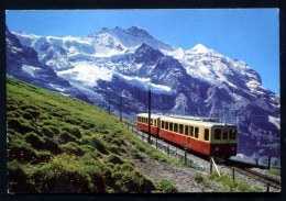 Die Jungfraubahn - KL. Scheidegg - Jungfraujoch - Jungfrau .Affranchie De AESCHI . SUISSE .train - Aeschi Bei Spiez