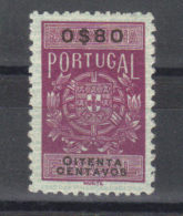 "80 Cts" *   (1940-45) - Unused Stamps