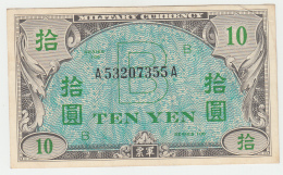 JAPAN 10 YEN 1945 VF++ Pick 71 - Japon