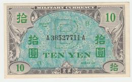 JAPAN 10 YEN 1945 VF++ Pick 71 - Japan