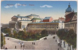 POLOGNE,POLSKA,POCZTA,VARSOVIE  EN 1921,WARSZAWA,theatr WIELKI,THEATER,1 Timbre Plonais,marcophilie - Poland