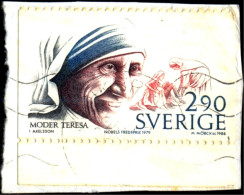 MOTHER TERESA-SWEDEN-SCARCE-FINE USED-B9-679 - Mutter Teresa