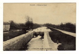Cpa FLOGNY L ´ Ecluse Du Canal - Flogny La Chapelle