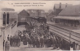 PASSY-FROYENNES - La Gare - Arrivée à Froyennes De L'excursion Organisée Par L'Amicale De Passy - TBE - Autres & Non Classés