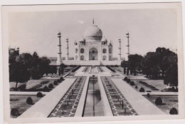 Carte Photo,asie,INDE,INDIA HISTORICAL TAJ MAHAL AGRAH - Inde