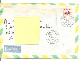 Lettre Cachet Postal  Aracati 1990 Brésil Brasil - Briefe U. Dokumente
