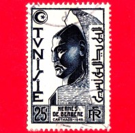 TUNISIA - Usato - 1950 - Hermès De Berbère - 25 - Oblitérés