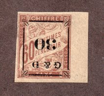 Guadeloupe Taxe N°13b N* TTB Et Signé Cote 1250 Euros !!! Très RARE ! - Postage Due