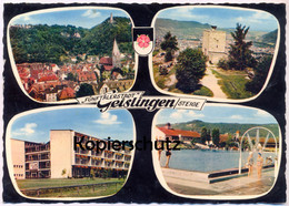 ÄLTERE POSTKARTE FÜNFTÄLERSTADT GEISLINGEN STEIGE SCHWIMMBAD FREIBAD Bad Ansichtskarte AK Cpa Postcard - Geislingen