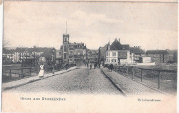 Gruss Aus NEUNKIRCHEN Brücke Nstrasse Belebt 25.1.1906 Gelaufen - Kreis Neunkirchen