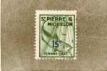 SAINT P. Et M. : Morue - Poisson - Pêche - - Timbres-taxe