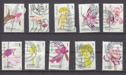 Nederland 2014 Nr 3175 - 3184 Mi Nr  3229 - 3238  Orchideen Uit Gerendal, Orchis, Compleet Gestempeld - Used Stamps