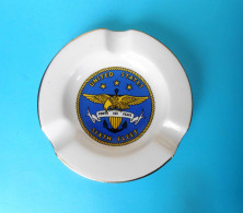 UNITED STATES ... U.S. NAVY - SIXTH FLEET - Nice Porcelain Ashtray Made In Italy * Aschenbecher Posacenere Marine Marina - Bateaux