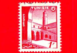 TUNISIA - Usato - 1954 - Cortile A Sousse - Ksar El Ribat - 1 - Oblitérés