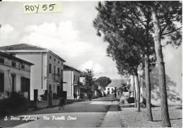 Toscana-pistoia-s.piero Agliana Via Fratelli Cervi Veduta Molto Animata Anni 50 60 - Other & Unclassified