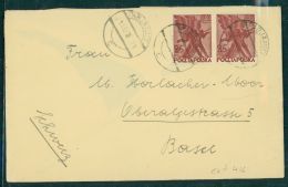 POLAND, COVER 25 Gr (2)  1930 TO BASEL - Lettres & Documents