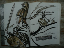 BD DEDICACE CLAPAT ALCIBIADE DIDASCAUX CHEZ LES GAULOIS 2 DE CRANE ET CLAPAT EO - Autographs