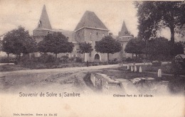 SOLRE-SUR-SAMBRE : Château Fort Du XII Siècle - Merbes-le-Chateau