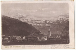 Lenk Mit Wildstrubel  Voyagé Lenk 1911 - Lenk Im Simmental