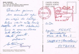 18335. Postal Aerea RIO De JANEIRO (Brasil) 1974. Cristo Del Corcovado - Storia Postale