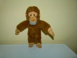RARE ANTIQUE 1920"S GERMANY MONKEY ANTIQUE TOY OF STRAW 30CM. - Andere & Zonder Classificatie