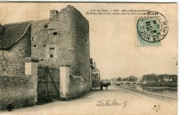 CPA 41 SELLES SUR CHER CHATEAU GAILLARD RESTES DES FORTIFICATIONS 1906 - Selles Sur Cher