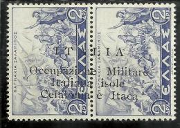 OCCUPAZIONE ITALIANA CEFALONIA E ITACA 1941 D 2 2 DRACME MNH - Cefalonia & Itaca