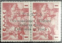 OCCUPAZIONE ITALIANA CEFALONIA E ITACA 1941 POSTA AEREA AIR MAIL D 1 1 DRACMA MNH - Cefalonia & Itaca