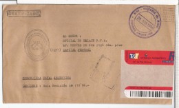 ARGENTINA CC CORREO OFICIAL NAVAL PREFECTURA DIAMANTE DESTACAMENTO VICTORIA - Service