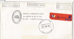 ARGENTINA CC CORREO OFICIAL NAVAL PREFECTURA CORRIENTES - Dienstmarken