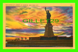 NEW YORK CITY - THE STATUE OF LIBERTY  AT SUNRISE - ALFRED MAINZER INC - - Statue Of Liberty