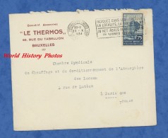 Enveloppe Ancienne - BRUXELLES - Société " Le Thermos " - 66 Rue Du Tabellion - 1934 - Sonstige & Ohne Zuordnung