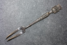 Cuillère De Collection (fourchette) "Armoiries De Trouville" Cuiller - Spoon - Fork - Calvados - Normandie - Augis Lyon - Spoons