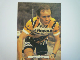 Carte  PUB  RENAULT  GITANE  CAMPAGNOLO  :  Lucien  DIDIER   - Cycling