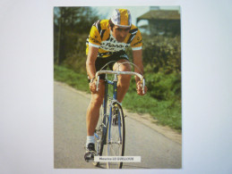 Carte  PUB  RENAULT  GITANE  CAMPAGNOLO  :  Maurice  LE GUILLOUX   - Cycling