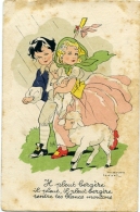 Chansons Populaire " Il Pleut Bergère ".!! Illus Mano Iessel - Janser