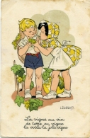 Chansons Populaire " La Vigne Au Vin ".!! Illus Mano Iessel - Janser