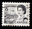CANADA - Scott #460g Queen Elizabeth II, Type I «Perf. 10» (*) / Used Stamp - Gebraucht