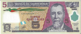 GUATEMALA - 5 Quetzales 2011 Polymer - UNC - Guatemala
