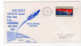 Lettre - Vandenberg  Air Force Base - 09/08/1966 - THOR-AGENA - Estados Unidos