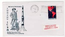 Lettre - Vandenberg  Air Force Base - 23/04/1968 - ICBM - Estados Unidos