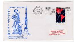 Lettre - Vandenberg  Air Force Base - 30/04/1968 - ICBM - Estados Unidos