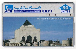 TE-MAROC -  Mausolée MOHAMMED V RABAT - 50u - Marokko