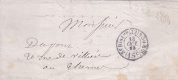 Paris Oblitérations - Lettre - Handstempel