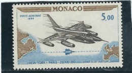 MONACO     POSTE AERIENNE -    N° 82  (o)       Valeur YT : 3,00 € - Usados