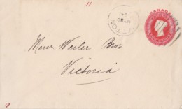 QUEEN VICTORIA, EMBOISED COVER STATIONERY, ENTIER POSTAL, 1904, CANADA - 1860-1899 Regering Van Victoria