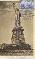 Amérique - New-york ; Carte Maximum , Exposition Philatélique . - Vrijheidsbeeld